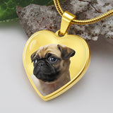 Personalized Luxury Pet Necklace - Heart