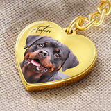 Personalized Pet Keychain - Heart