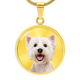 Personalized Luxury Pet Necklace - Circle