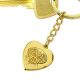 Personalized Pet Keychain - Engraved Heart