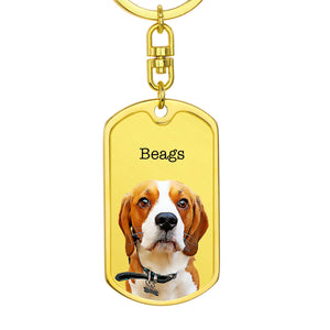 Personalized Pet Keychain - Dog Tag