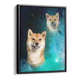 Personalized Framed Pet Superimposed Portrait Canvas