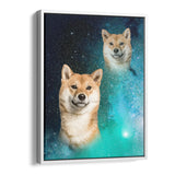 Personalized Framed Pet Superimposed Portrait Canvas