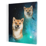 Personalized Framed Pet Superimposed Portrait Canvas