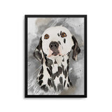 Personalized Pet Portrait Prints - Watercolor Illustration