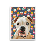 Personalized Pet Portrait Prints - Cupcakes