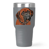 Personalized Dog Ringneck Travel Tumbler 30oz