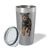 Personalized Dog Ringneck Travel Tumbler 20oz