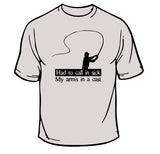 Call in Sick Fishing T-Shirt