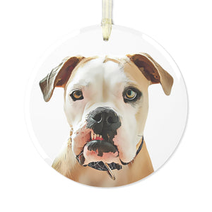 Personalized Pet Glass Ornament