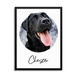 Personalized Pet Portrait - Watercolor Style