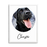 Personalized Pet Portrait - Watercolor Style