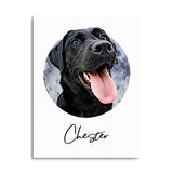 Personalized Pet Portrait - Watercolor Style