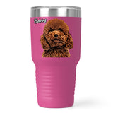 Personalized Dog Ringneck Travel Tumbler 30oz