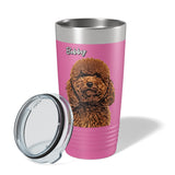 Personalized Dog Ringneck Travel Tumbler 20oz