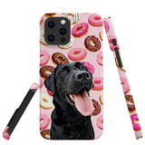 Personalized Dog iPhone Case - Donuts