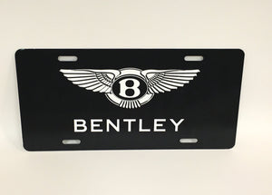 Bentley Logo/Text License Plate