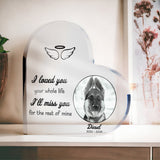 Personalized Pet Memorial - Acrylic Heart