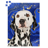 Personalized Pet Jigsaw Puzzle - Marbled Color