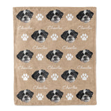 Personalized Pet Face Throw Blanket