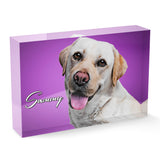 Personalized Pet Acrylic Block - Color