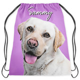 Personalized Pet Drawstring Bag