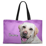 Personalized Pet Weekender Tote Bag