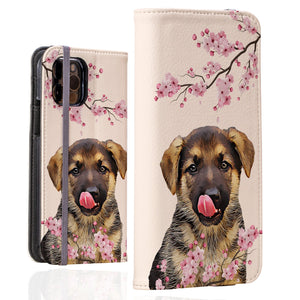 Personalized Cherry Blossom Pet Wallet iPhone Case