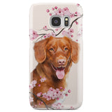 Personalized Cherry Blossom Pet Samsung Phone Case