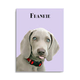 Personalized Pet Color Portrait Prints