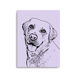 Personalized Minimalistic Pet Portrait Prints