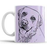 Personalized Minimalistic Pet Portrait Mug