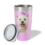 Personalized Dog Ringneck Travel Tumbler 20oz