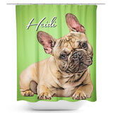 Personalized Pet Portrait Shower Curtain