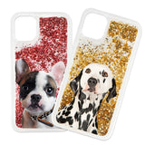 Personalized Dog Liquid Glitter Case