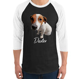 Personalized Pet 3/4 Sleeve Tee