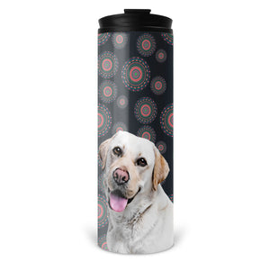 Personalized Pet Skinny Tumbler 16oz - Mandala