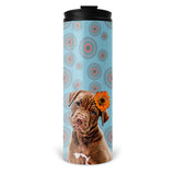 Personalized Pet Skinny Tumbler 16oz - Mandala