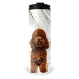 Personalized Pet Skinny Tumbler 16oz - Marbled Color