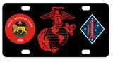 USMC Iraq 1st Marines Division License Plate