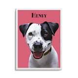 Personalized Pet Color Portrait Prints