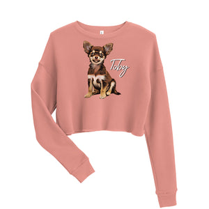 Personalized Pet Crop Sweatshirt