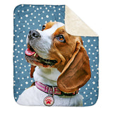 Personalized Pet Sherpa Blanket - Meadow