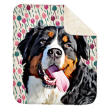 Personalized Pet Sherpa Blanket - Meadow