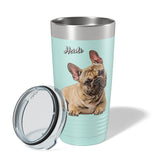 Personalized Dog Ringneck Travel Tumbler 20oz