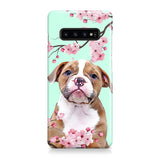 Personalized Cherry Blossom Pet Samsung Phone Case