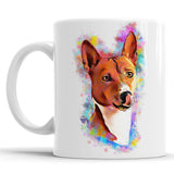 Personalized Pet Portrait Mug - Neon Color Style