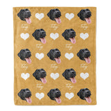 Personalized Pet Face Throw Blanket