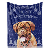 Personalized Christmas Pet Throw Blanket