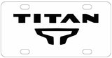 Nissan Titan License Plate